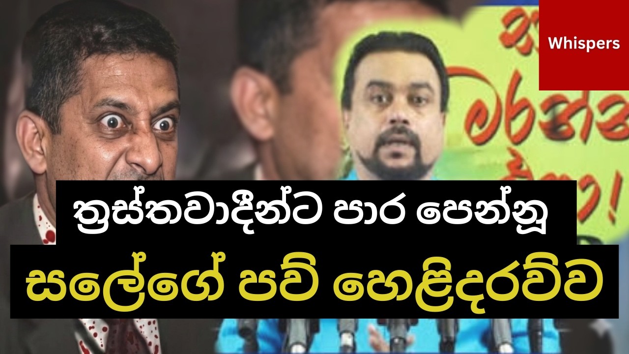 ලේ පිපාසිත පිලේ සිටි සලේ | බිමල්ගේ ගුවන් ගමන | Whispers