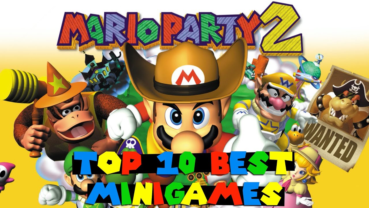 Mario Party 2's TOP 10 BEST Minigames