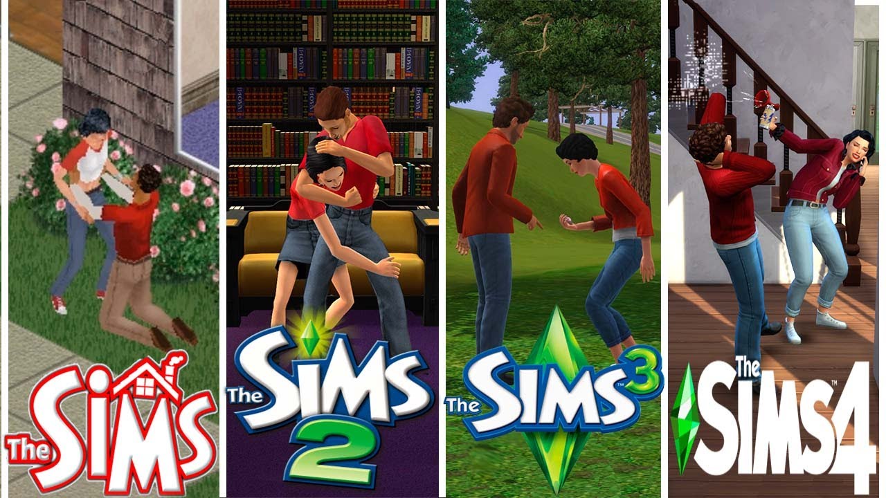 10 Unique Interactions in ♦ Sims 1 - Sims 2 - Sims 3 - Sims 4 (2021)