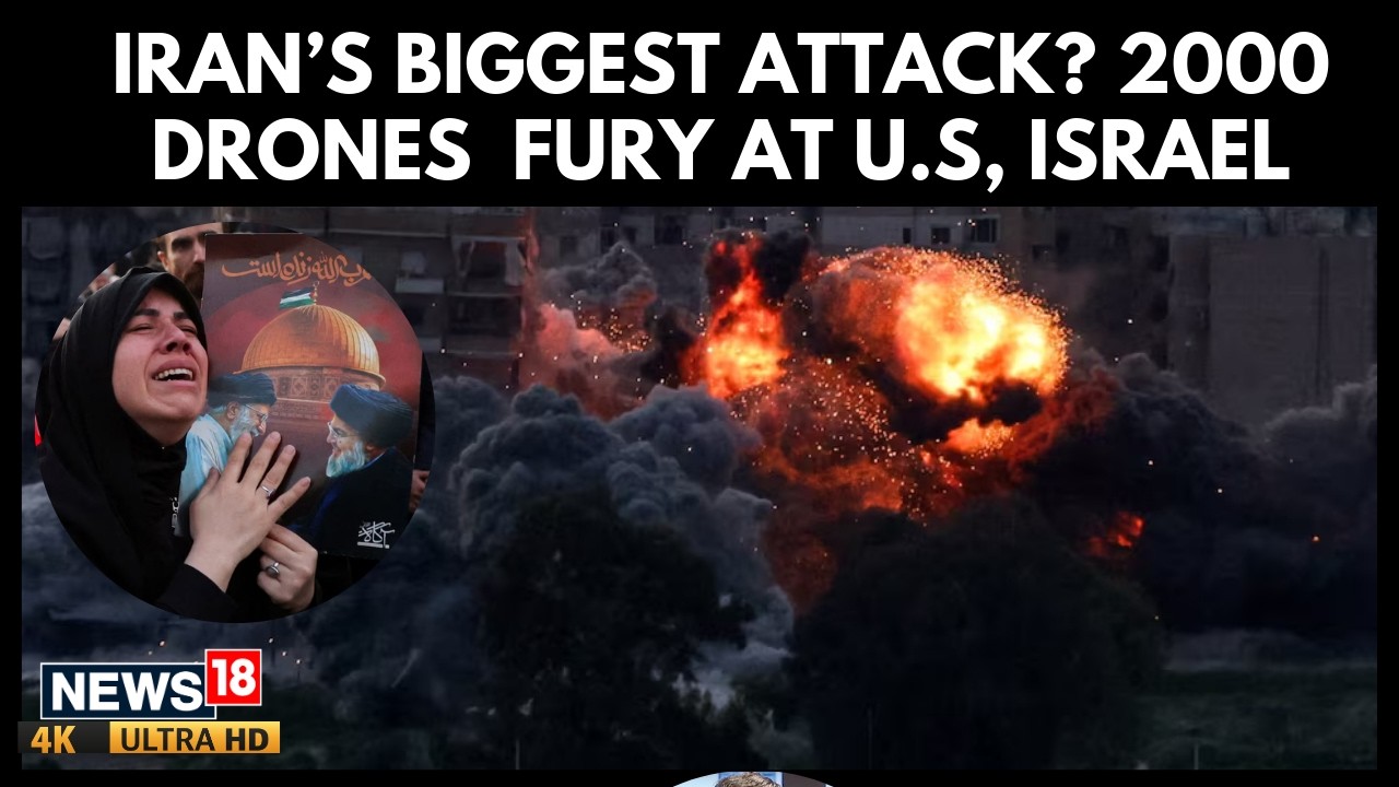 Iran's Biggest Attack? 2,000 Drones & 600 Missiles Target U.S. & Israel | Middle East Erupts | N18G