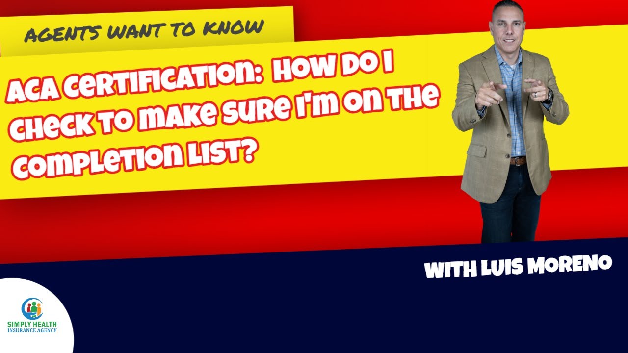 How to check if you are ready to sell for ACA?  NPN Completion List