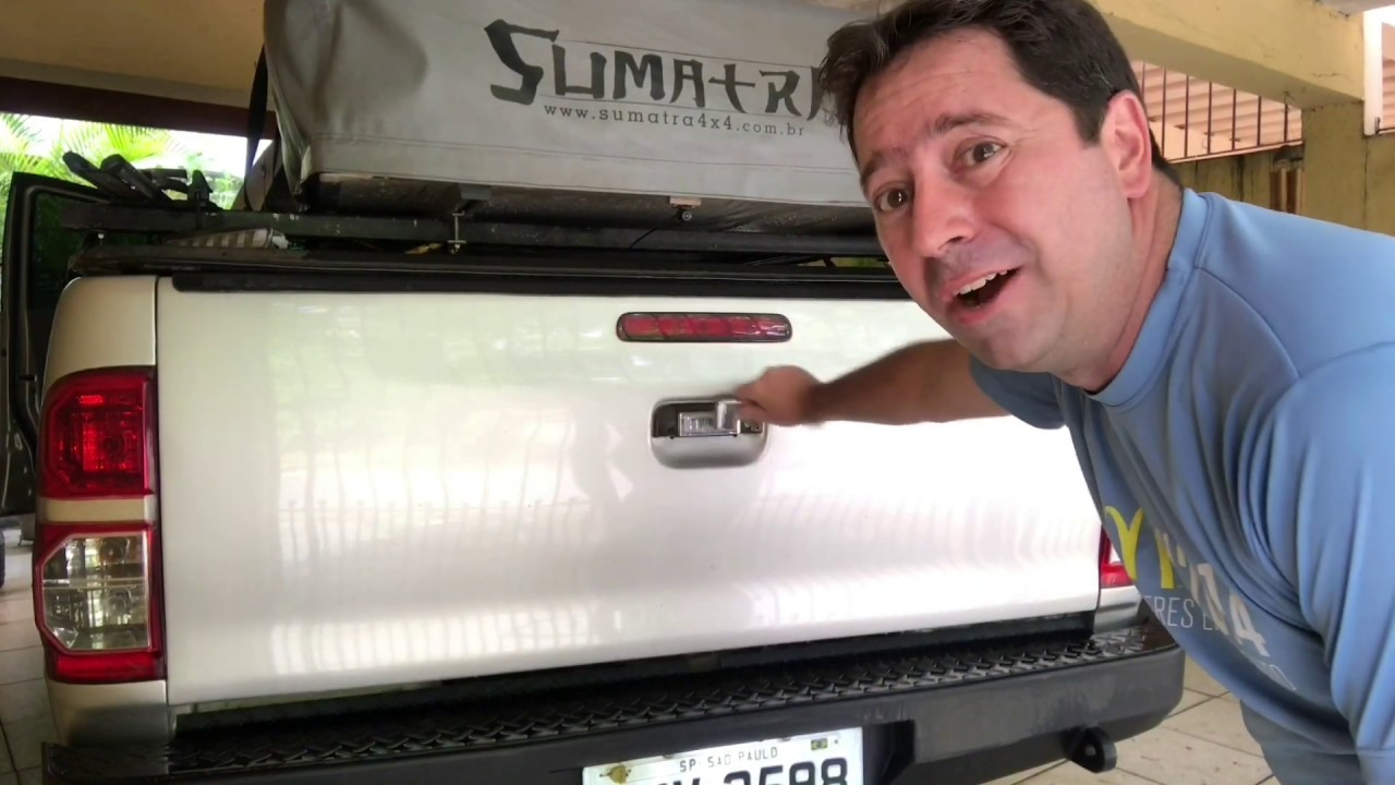 ATUALIZAÇÃO da lanterna de FREIO da HILUX um upgrades FACIL, e DICAS sobre a  CAÇAMBA
