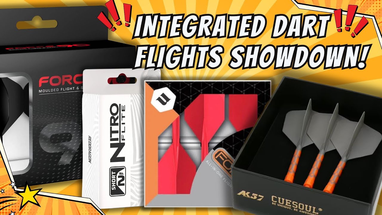 WHAT INTEGRATED DARTS FLIGHTS SHOULD I USE? | FORCE 90, FORGE,  NITRO FLITE, ROST T19