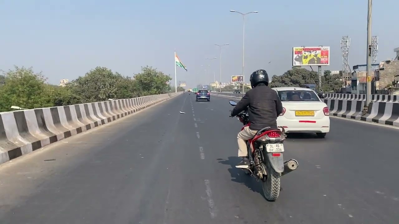 Janakpuri West Metro Station U-Turn To Peera Garhi Flyover Bridge Delhi