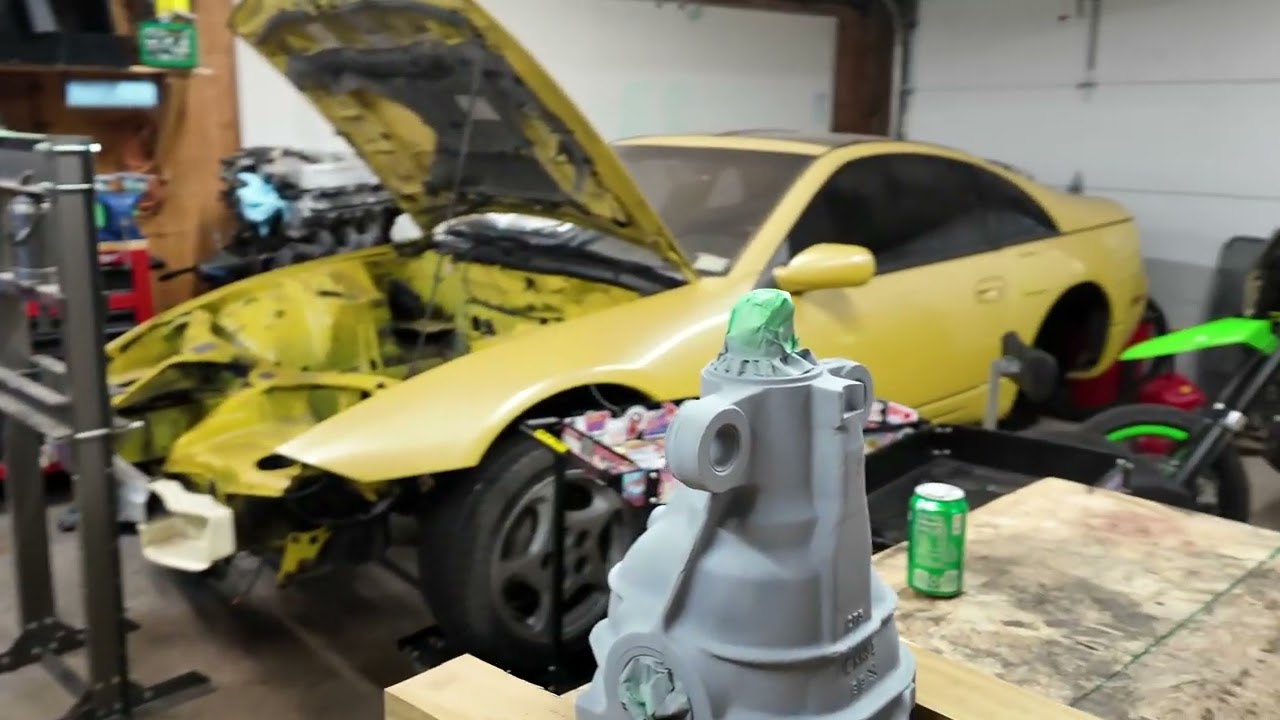 1990 300ZX Project Episode 9 | Painting the diff and prepping rear end for assembly