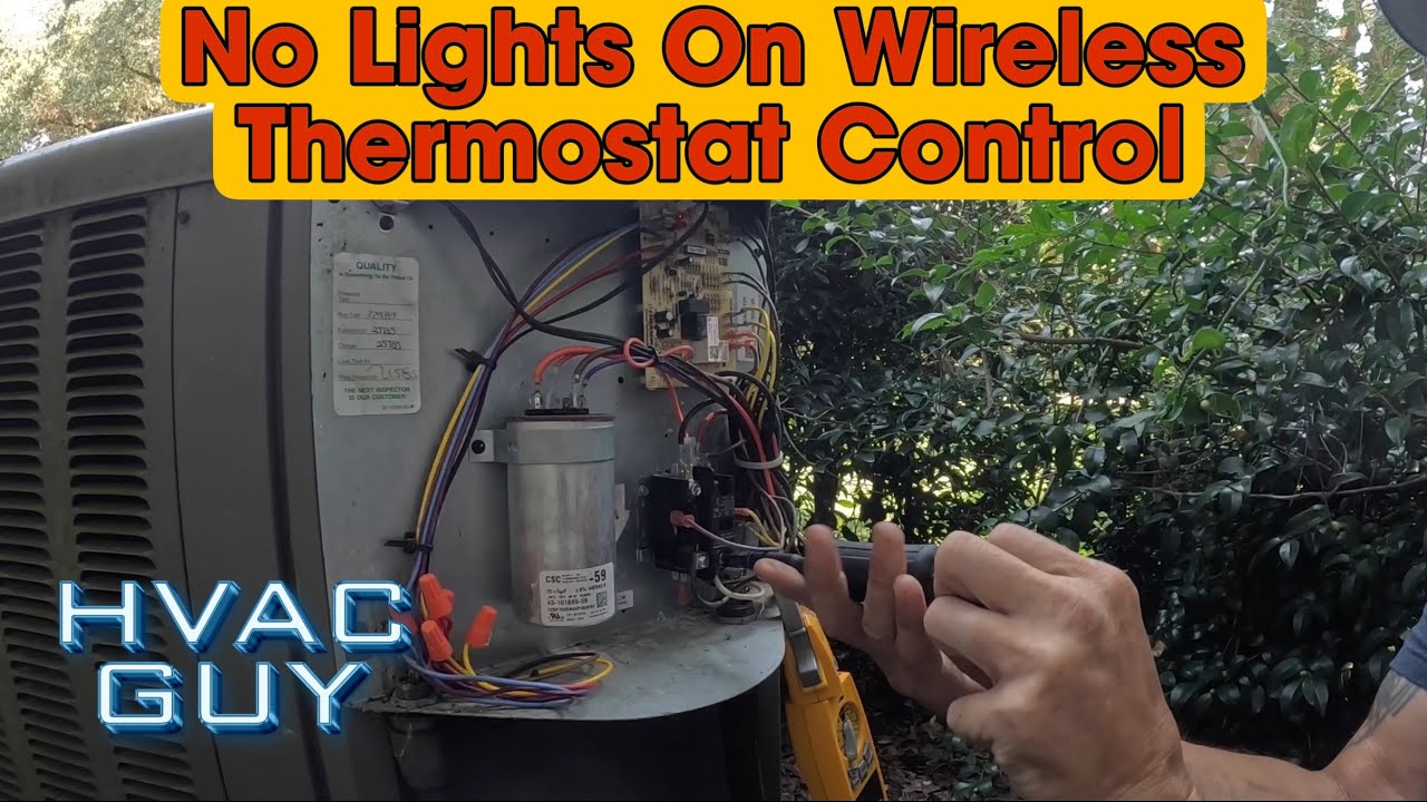 Wireless Thermostat Had No Lights On Controller! #hvaclife #hvacguy #hvactrainingvideos