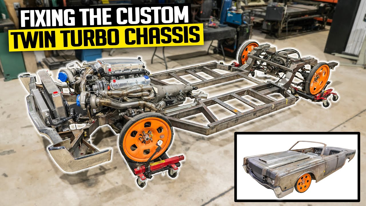 Twin Turbo LS Continental Final Frame Supports & Bracing - LS Swapped Lincoln Ep. 16