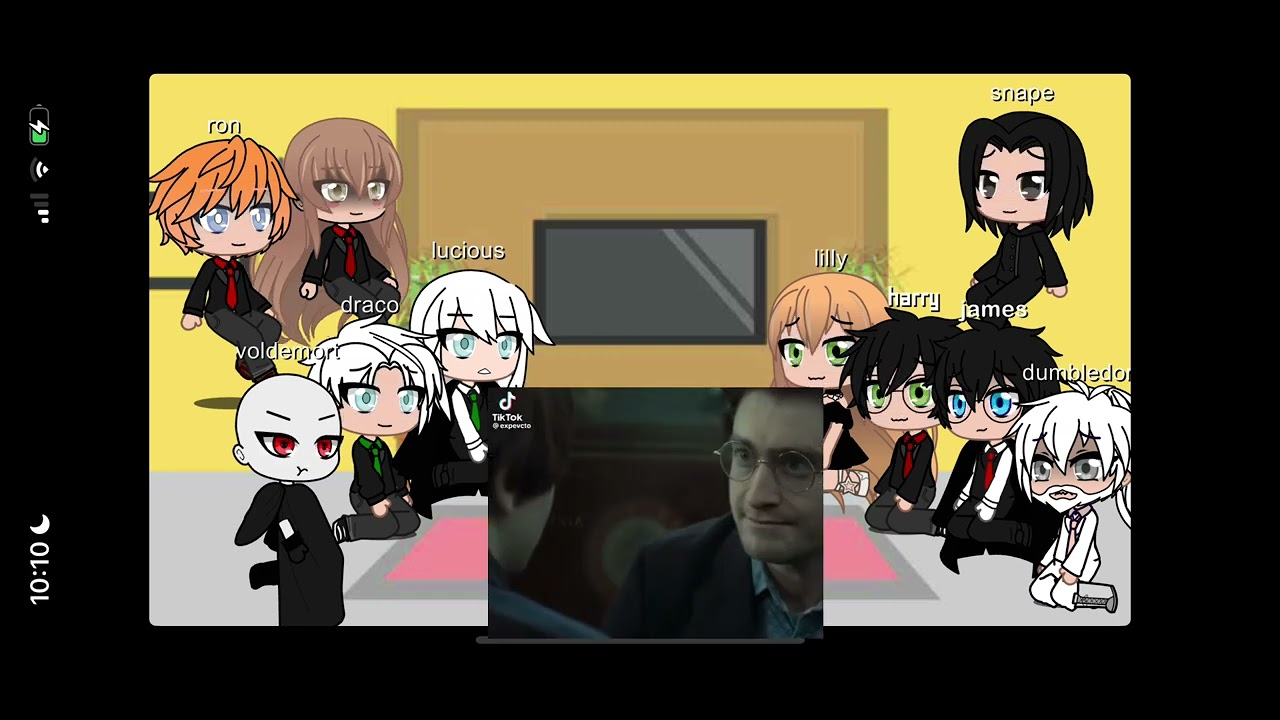 Hp react to (snape,darry,romione,hinny,Harry,Draco,golden trio)