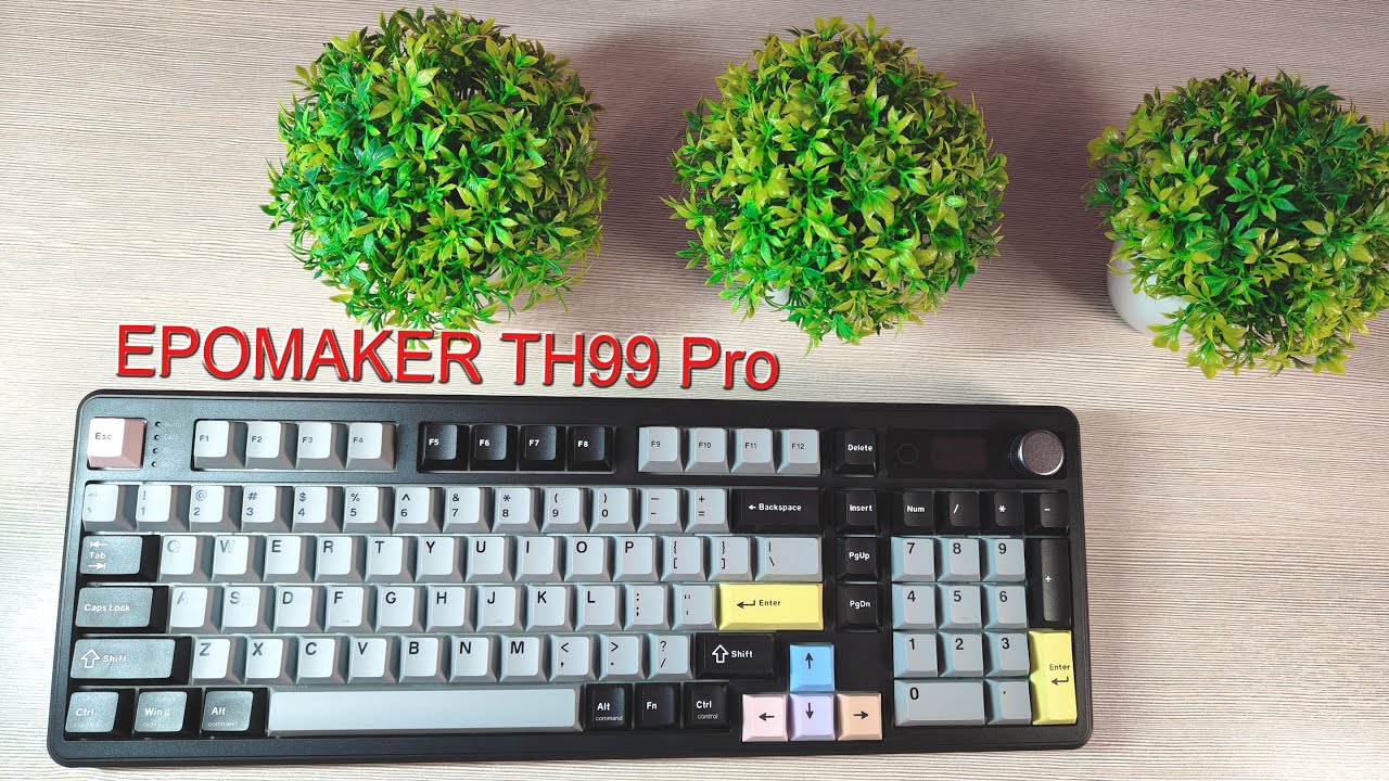 96% клавиатура с экраном и большим аккумулятором EPOMAKER TH99 Pro