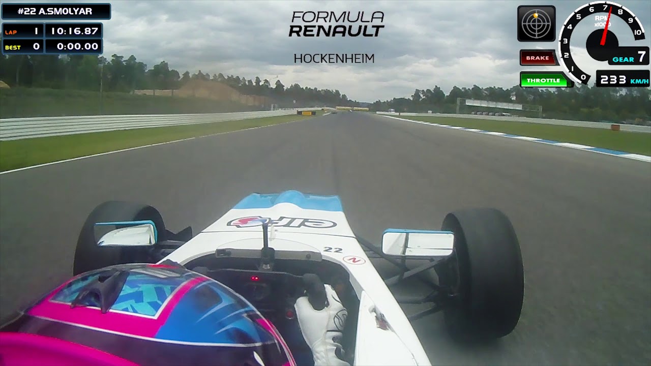 2018 Formula Renault Eurocup - Hockenheim -  Onboard Alexander Smolyar