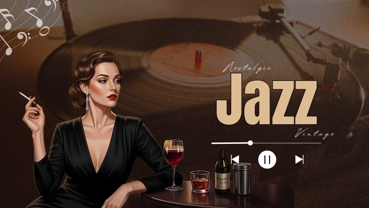 Cozy Night Jazz Bar – 1940s Winter Jazz Classics