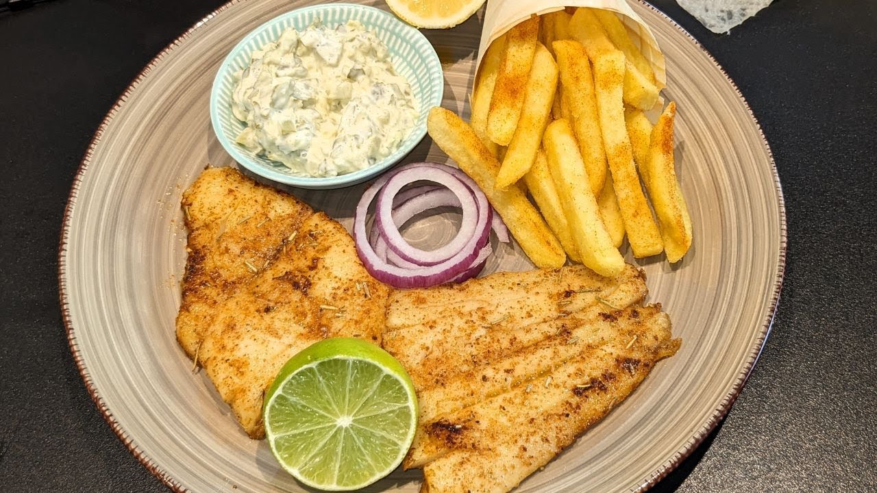 So bereite ich meinen Fisch zu  / Heilbutt/ Fisch zubereiten/  anbraten/ Remoulade