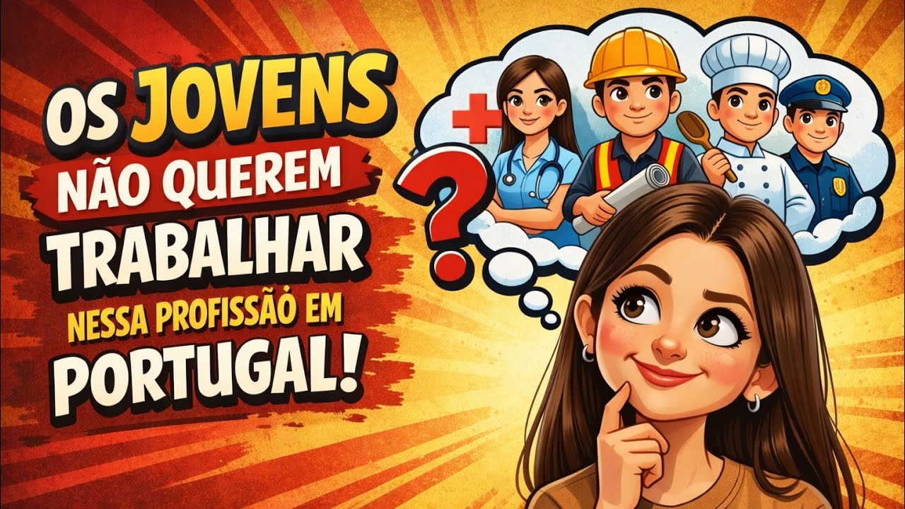 OS JOVENS NÃO QUEREM TRABALHAR NESSA PROFISSÃO EM PORTUGAL?