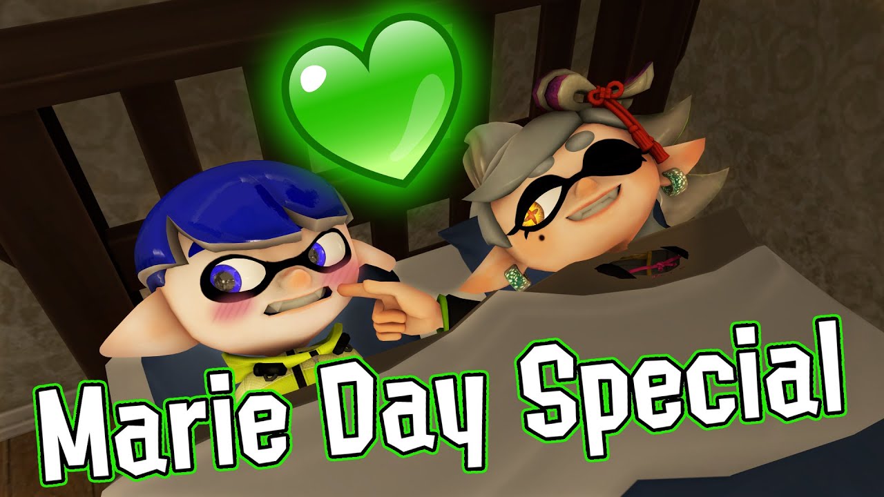 [SFM Splatoon] - Marie takes care of Agent 4! (Marie Day Special)