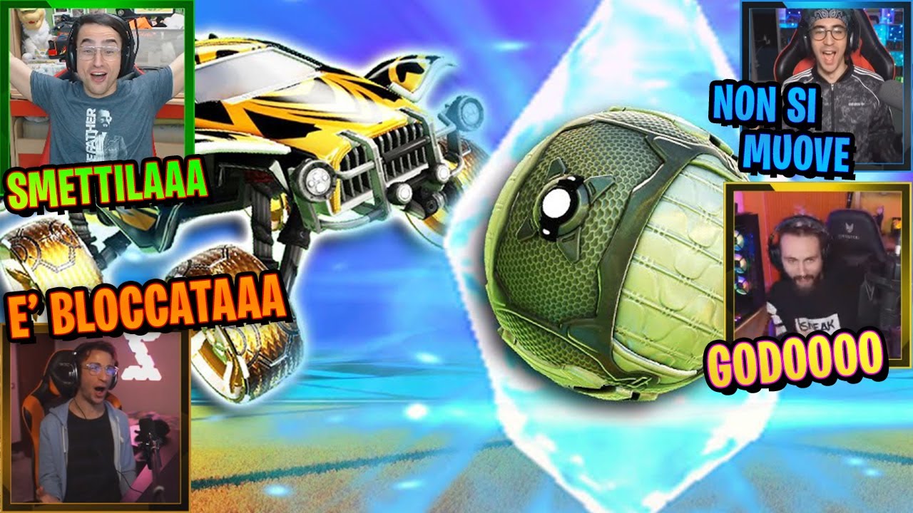 TEKNOYD FA TILTARE EZEKTOOR e NINHO su ROCKET LEAGUE (MAPPA PERSONALIZZATA)