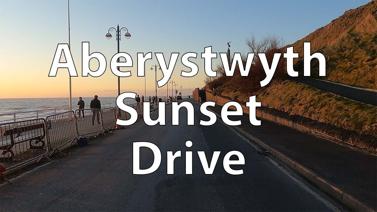 [4K] Abersytwyth Sunset Drive (UK)