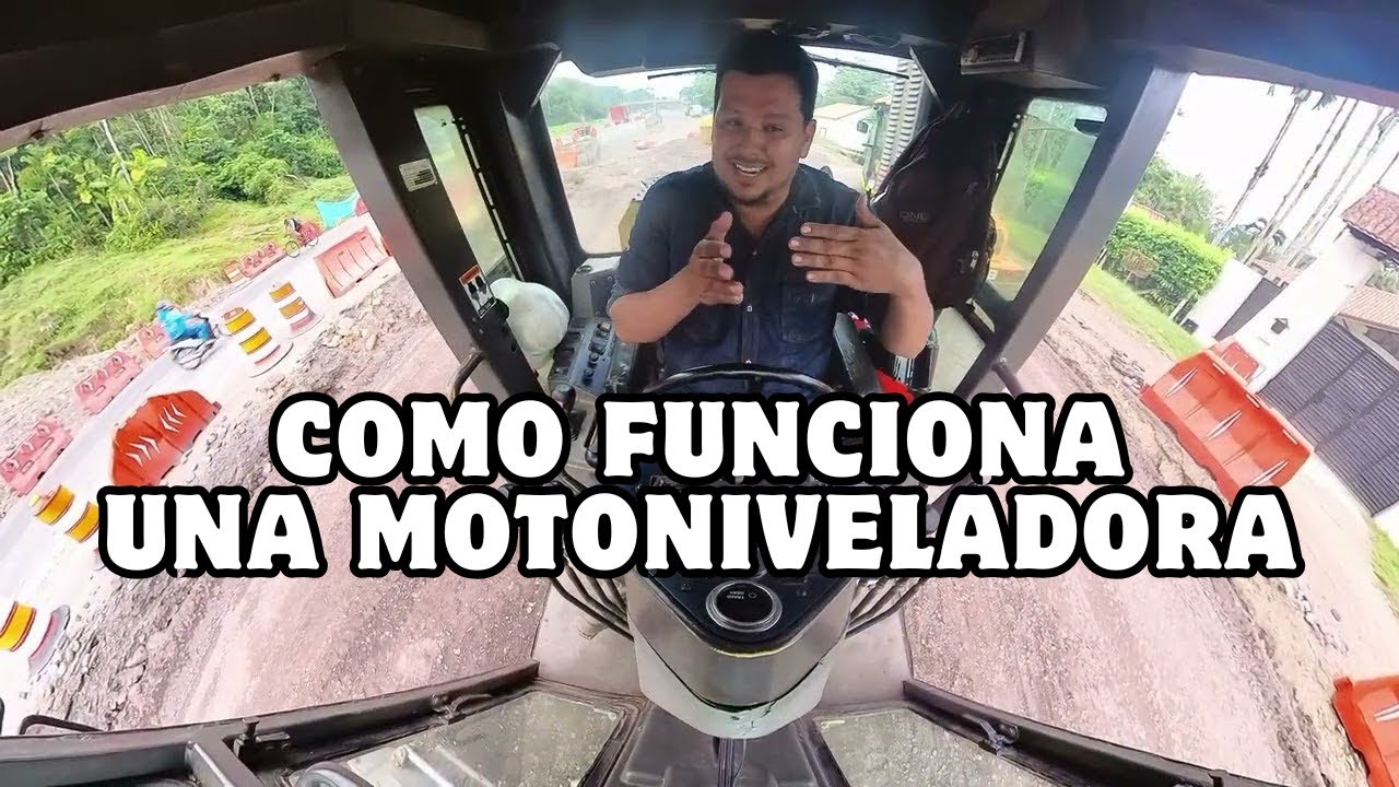 como se opera una motoniveladora tutorial en español bien explicado motoniveladora champion 720A