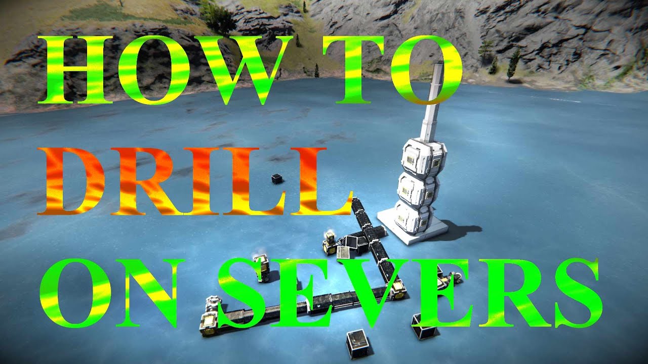 Space Engineers - LOW PCU & Drill COUNT mining methods.