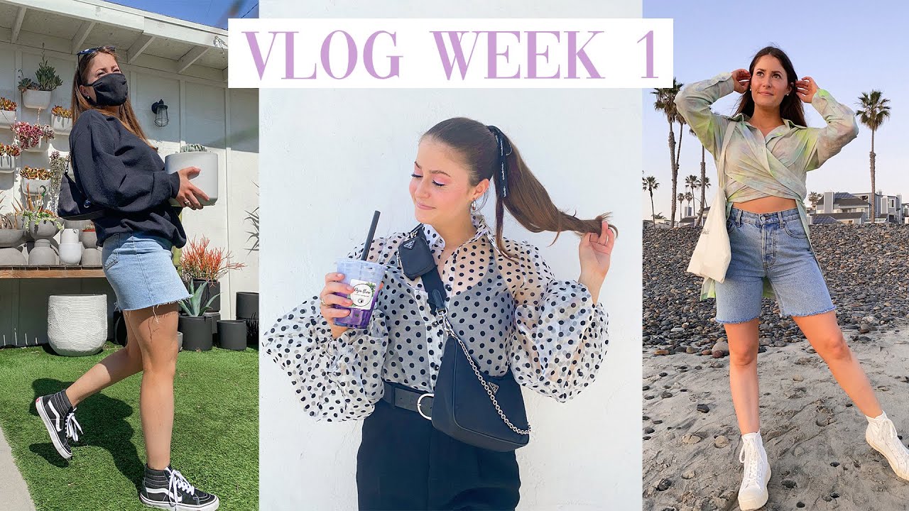 VLOG: Getting Bangs, Home Decor & Plant Shopping, NEW CAR | Caitlin Mahina Catania