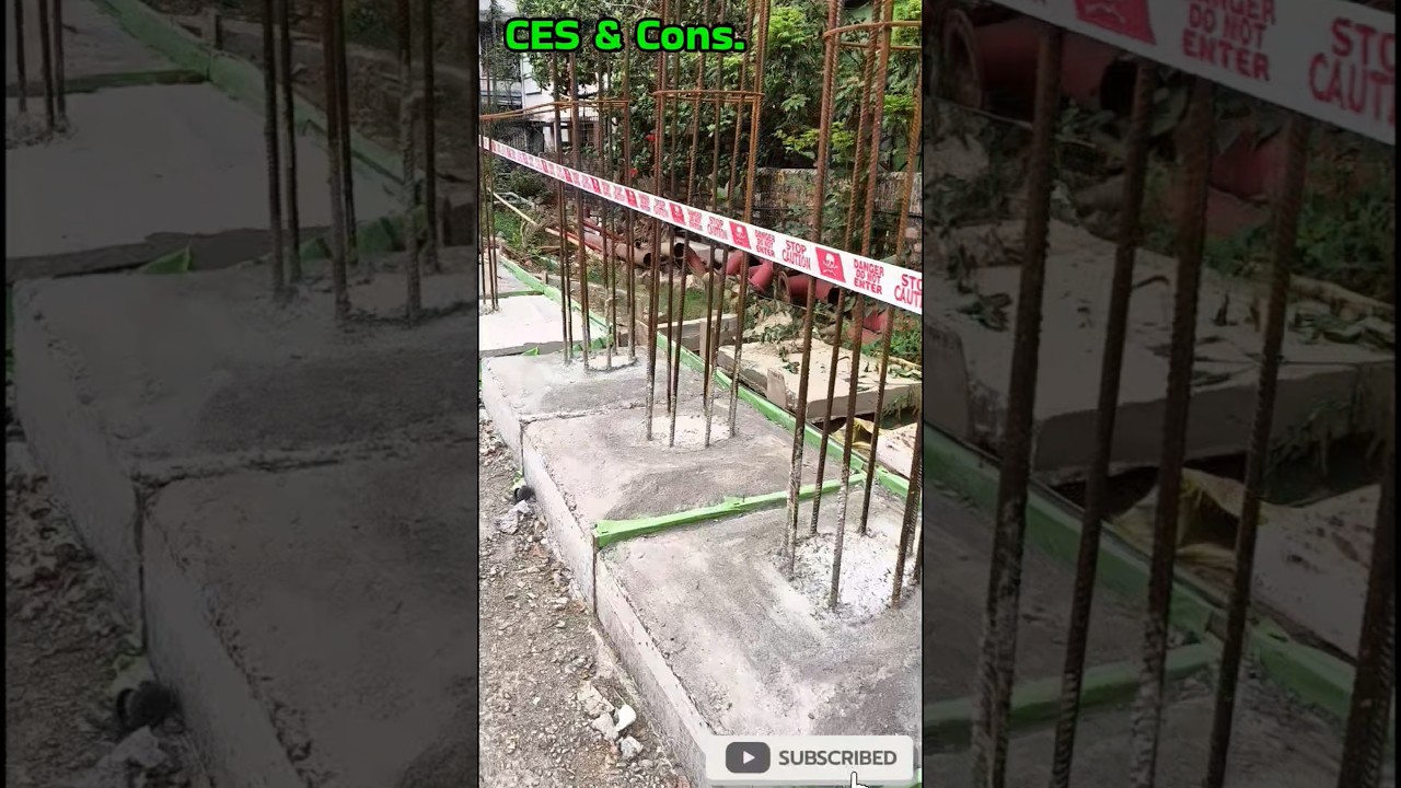 RCC Precast Isolated Column Footing #precastconcrete #column #columnfooting #isolatedfooting #shorts