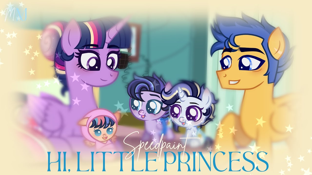 [MLP Next Gen] Speedpaint | Hi, little Princess | AureaVerse S0⭐ | Miss Malachite💙