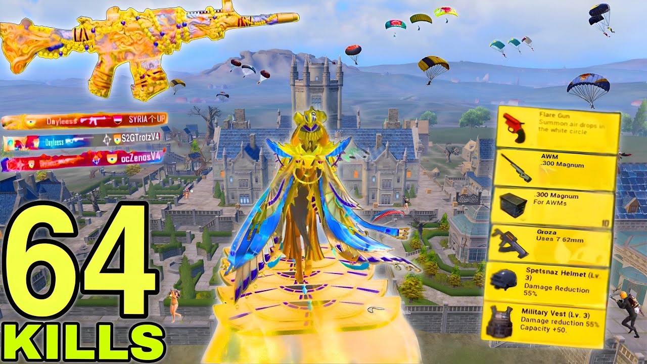 64 Solo KILLS!!😱 MY NEW SEASON BEST GAMEPLAY w/ BEST X-SUIT😍SAMSUNG,A7,A8,J5,J7,J2,J3,XS,A3,A4,A5,A6