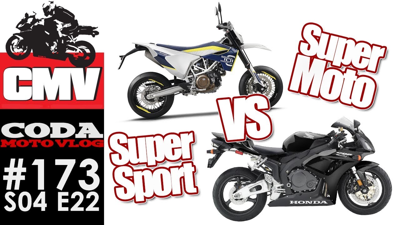 CMV#173: SuperSport vs SuperMoto - CBR1000RR vs Husqvarna - CODA MV