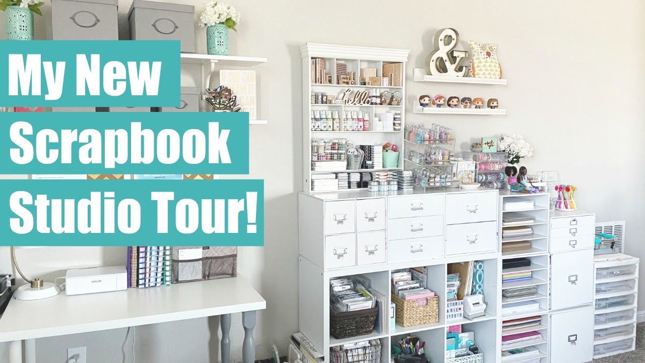 My NEW Scrapbook Studio! Creative Space Tour