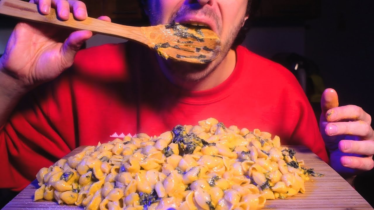 ASMR Teriyaki SEAWEED Mac n Cheese ( Soft Wet Eating Sounds ) Mukbang | Nomnomsammieboy