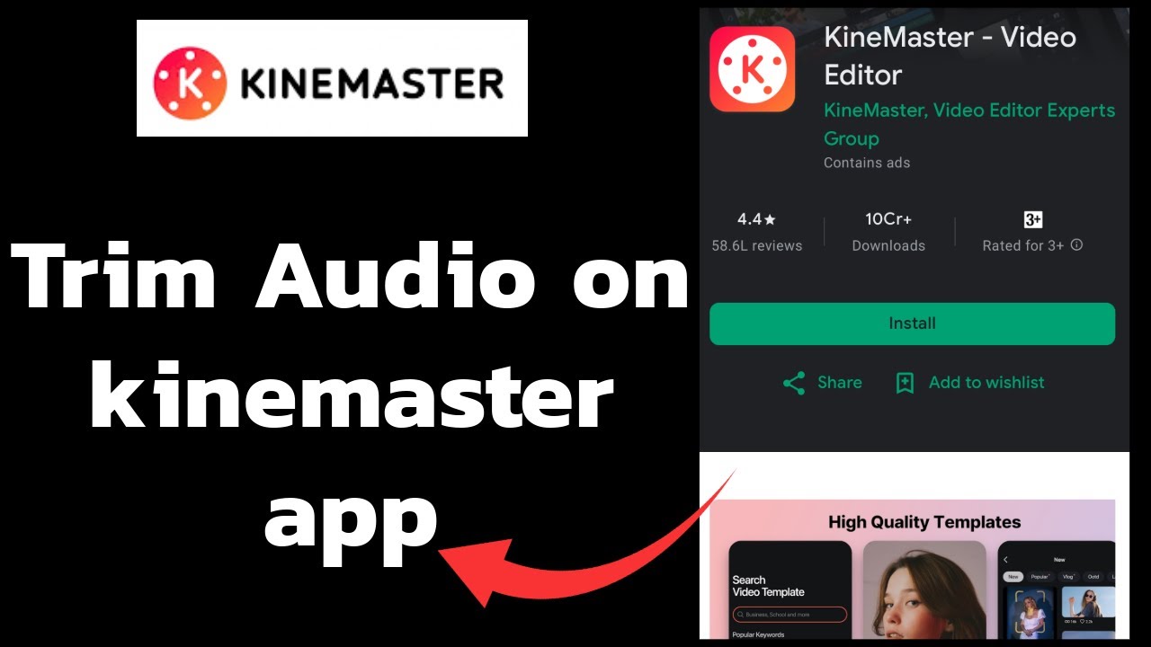 How to Trim Your Audio on Kine Master Video Editing App? 2024