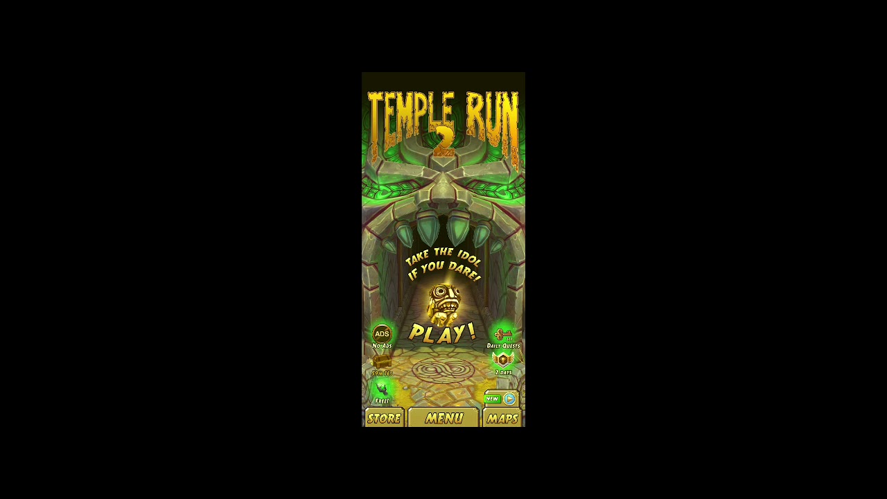 [Temple Run2］テンプルラン2 sky Summit bgm1時間耐久　Temple Run2 sky summit bgm 1 hour endurance