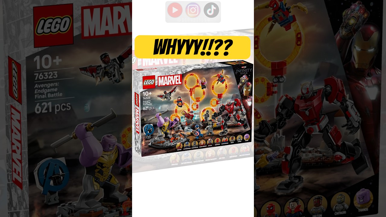This LEGO Avengers Endgame Set is $100!? 😖