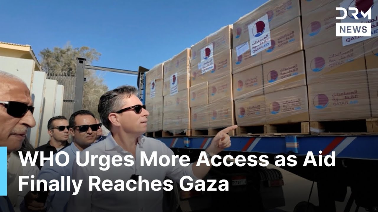 WATCH: Aid Trucks Enter Gaza Through Rafah Crossing Amid Fragile Ceasefire With Israel | AC1G