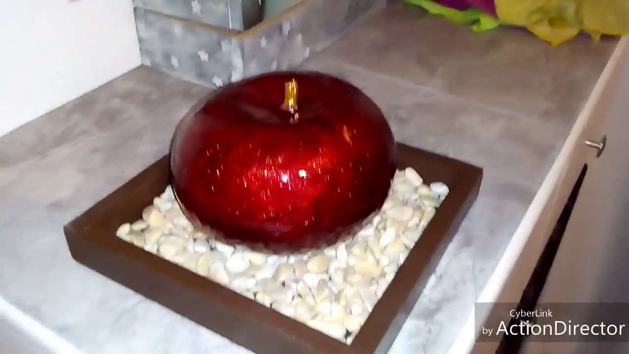 Como hacer Manzana con globo video original para centro de mesa