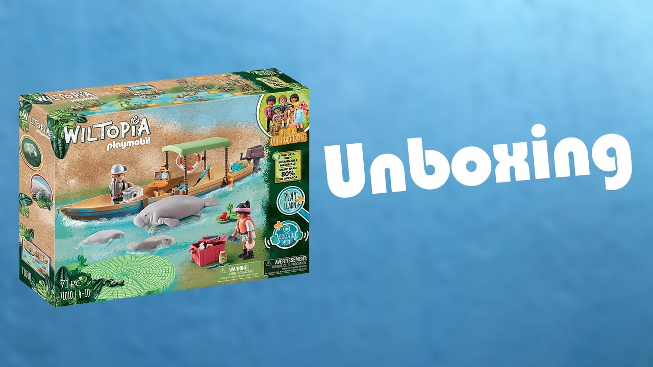 Playmobil 71010 | Viaje en barco a los manatíes | Unboxing | Review | Wiltopía