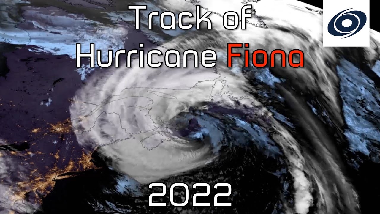 The Track of Hurricane Fiona (2022)