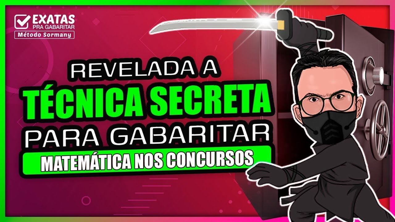 A TÉCNICA SECRETA para GABARITAR MATEMÁTICA nos CONCURSOS.