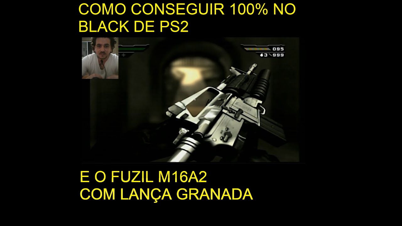 black ps2 como conseguir 100% e o fuzil m16a2
