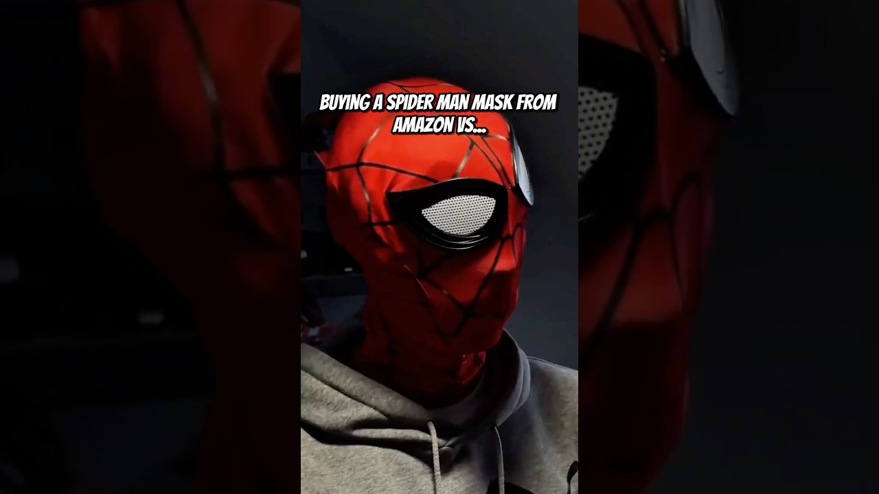 Spiderman Mask from AMAZON vs&hellip;