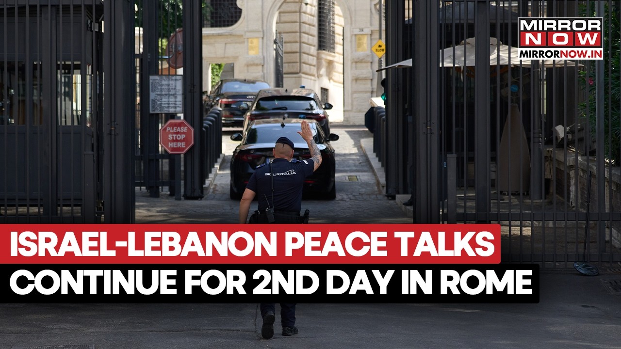 Israel-Lebanon Peace Talks Continue For Second Day On Ambassadors Level In Rome | Watch