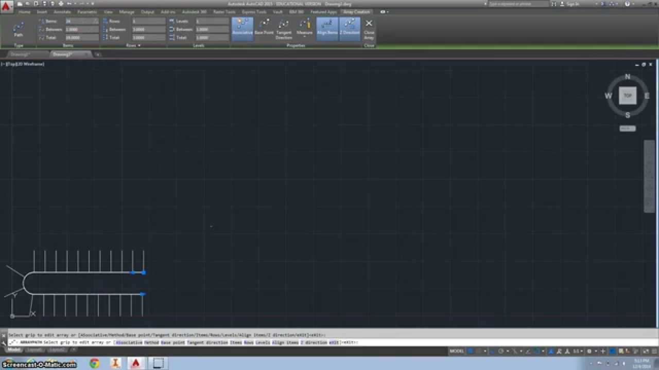 Designing a Parking Lot (Ch 9 #19) with AutoCAD