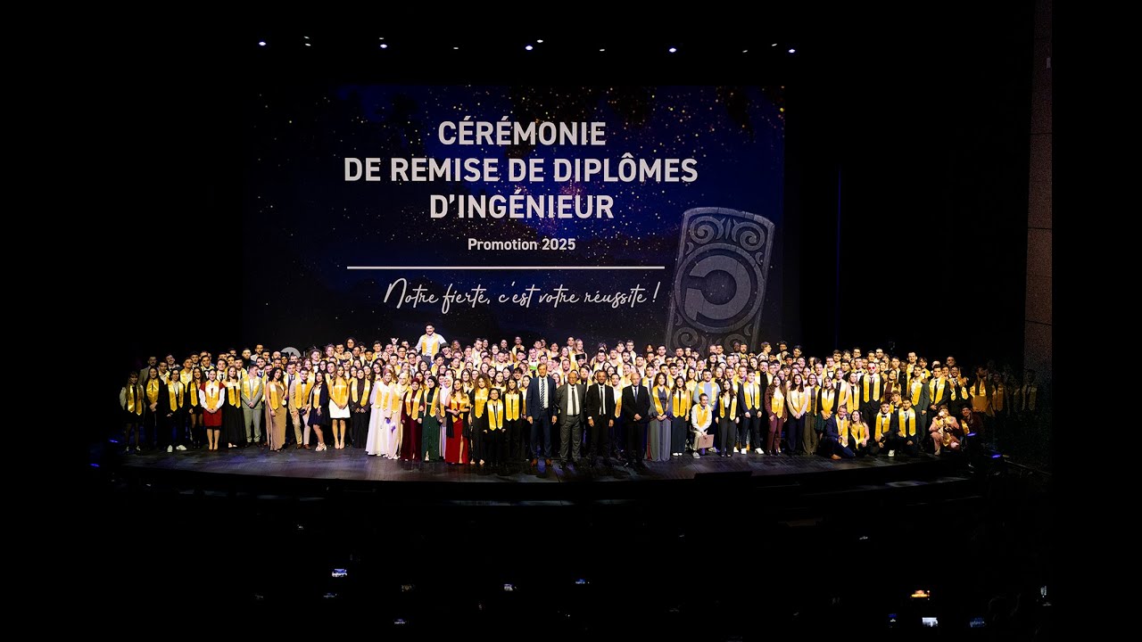 Cérémonie de remise de diplômes d'ingénieur - Promotion 2025 🧑‍🎓