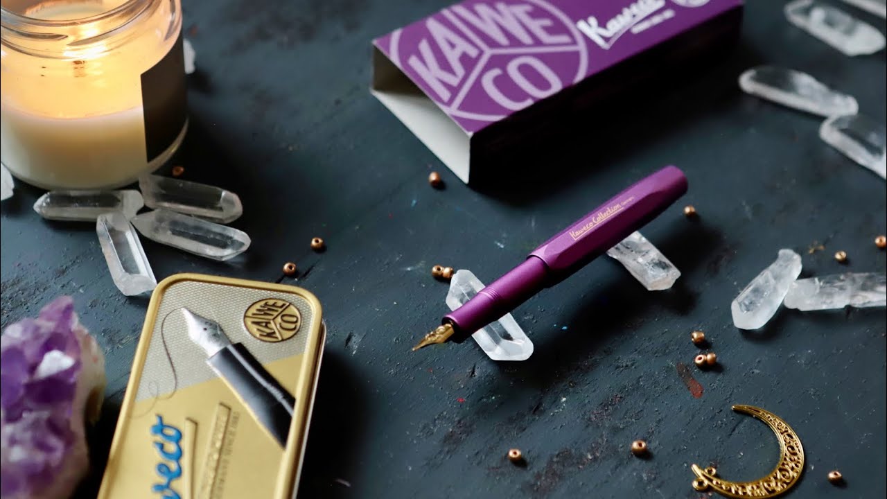 Эстетика на максимум🪄Kaweco Vibrant Violet-перьевая ручка мечты💜