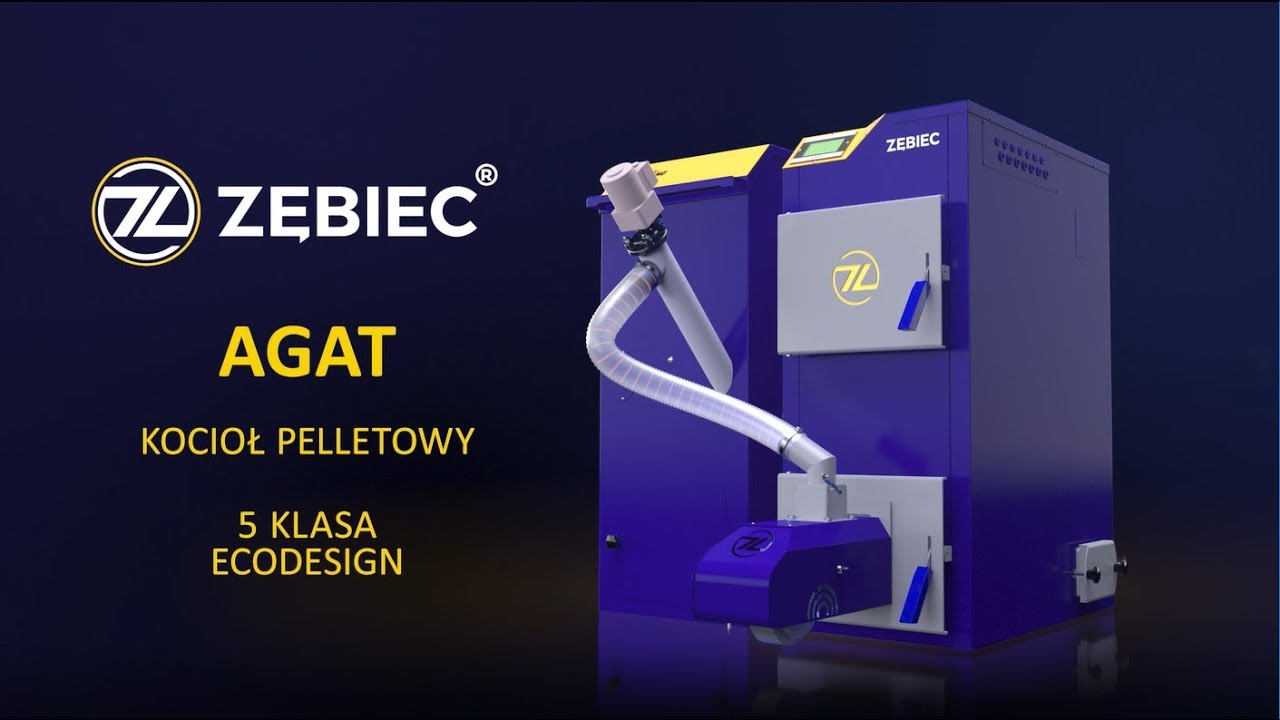 Kocioł pelletowy AGAT - animacja działania