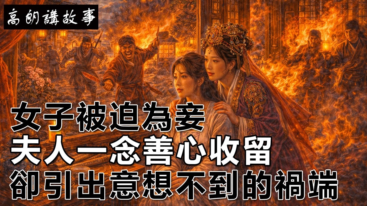 民間故事：女子被迫為妾，夫人一念善心收留，卻引出意想不到的禍端｜高朗講故事