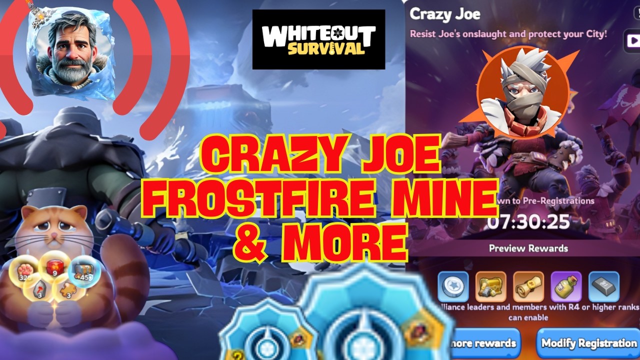 (ENG/FR) Frostfire Mine, Crazy Joe, Lucky Wheel, 3rd year anniversary events! Let's go (FC10 Gen 10)