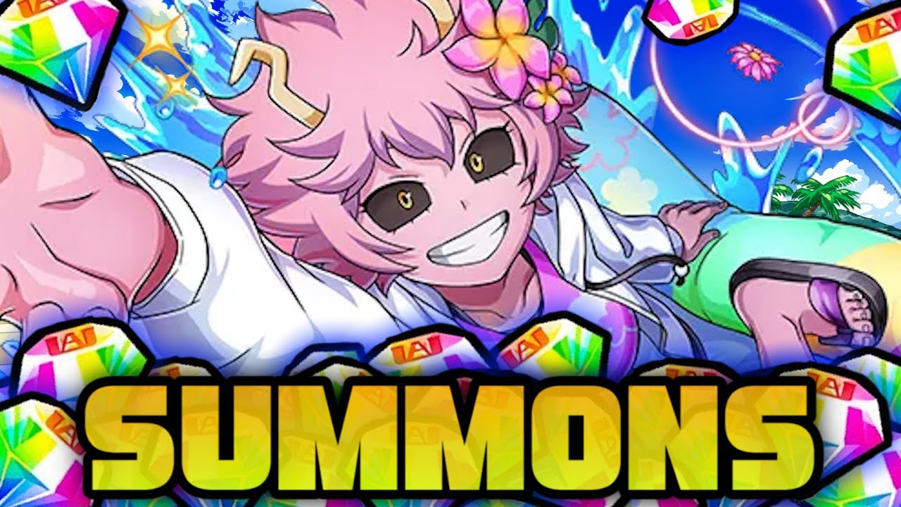 I'M A BAD EXAMPLE! *NEW* SUMMER MINA SUMMONS! | My Hero Ultra Impact