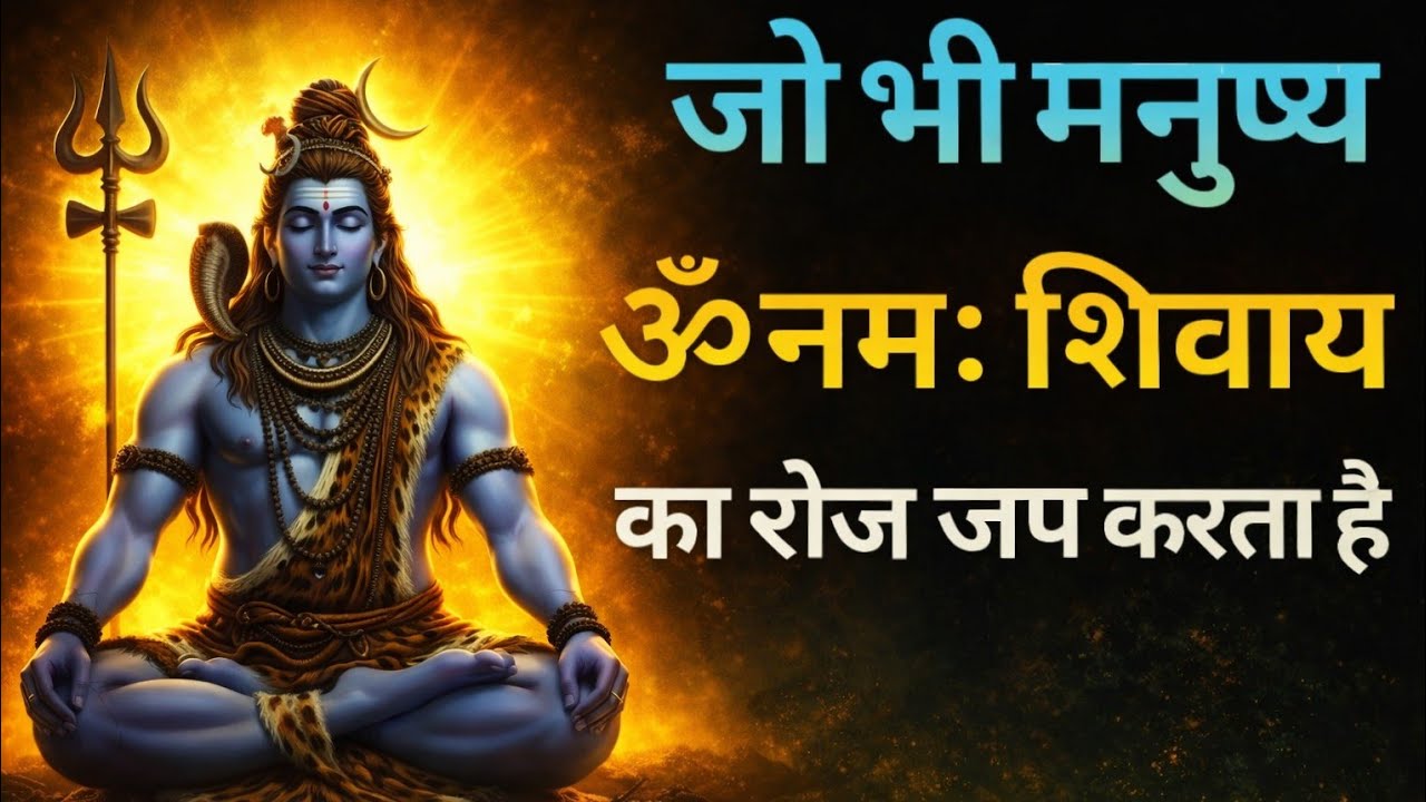 जो भी मनुष्य है ॐ नमः शिवाय का रोज जप करता है उसके जीवन में होता हैं ये...