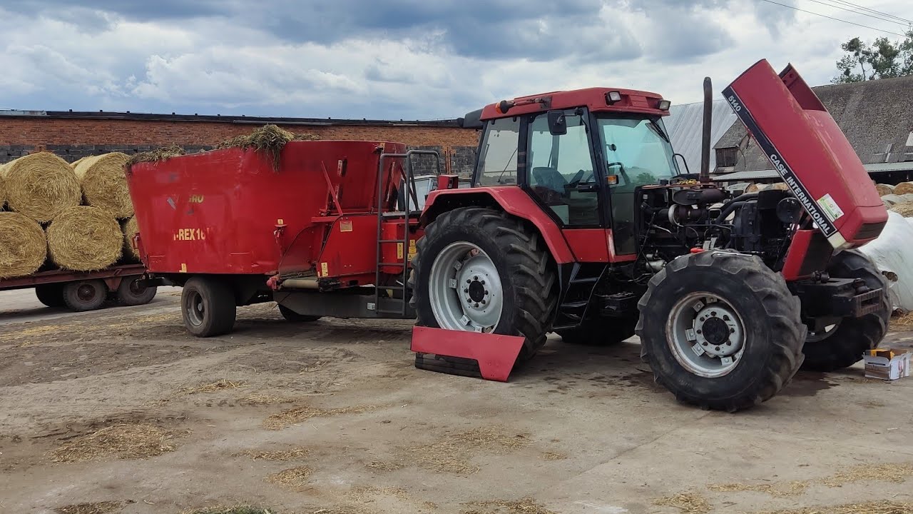 Nie ma żniw.Znowu padało serwis Case 5140 @Fit Farmer0