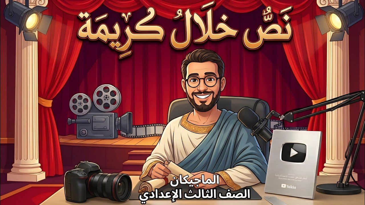 شرح نص خلال كريمة للصف الثالث الإعدادي| الأستاذ مصطفي سعيد